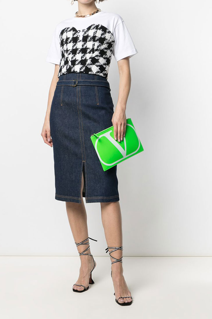 Юбка-карандаш  Philosophy Di Lorenzo Serafini джинсовая 