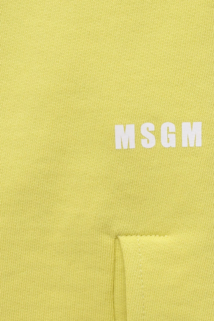Спортивные шорты MSGM с надписью
