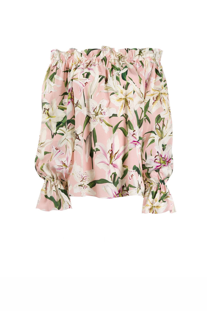 Блузка  Dolce&Gabbana шелковая