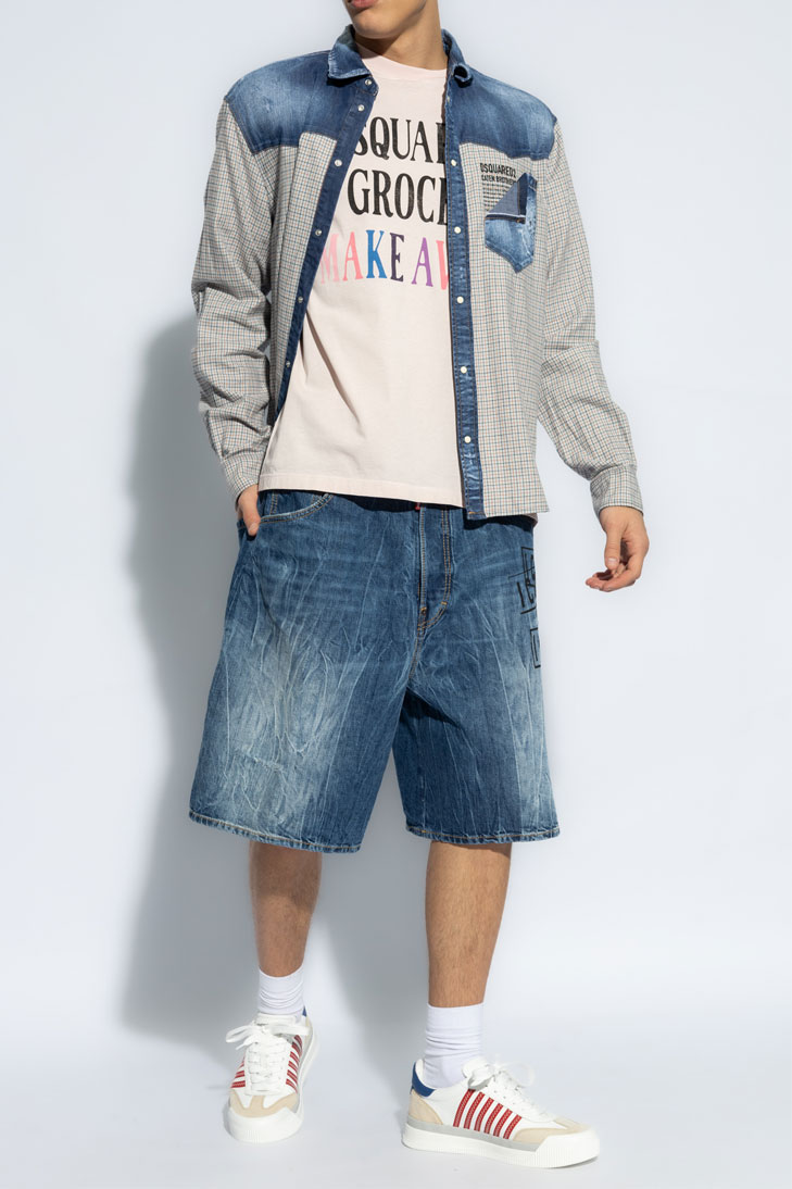 Комбинированная рубашка