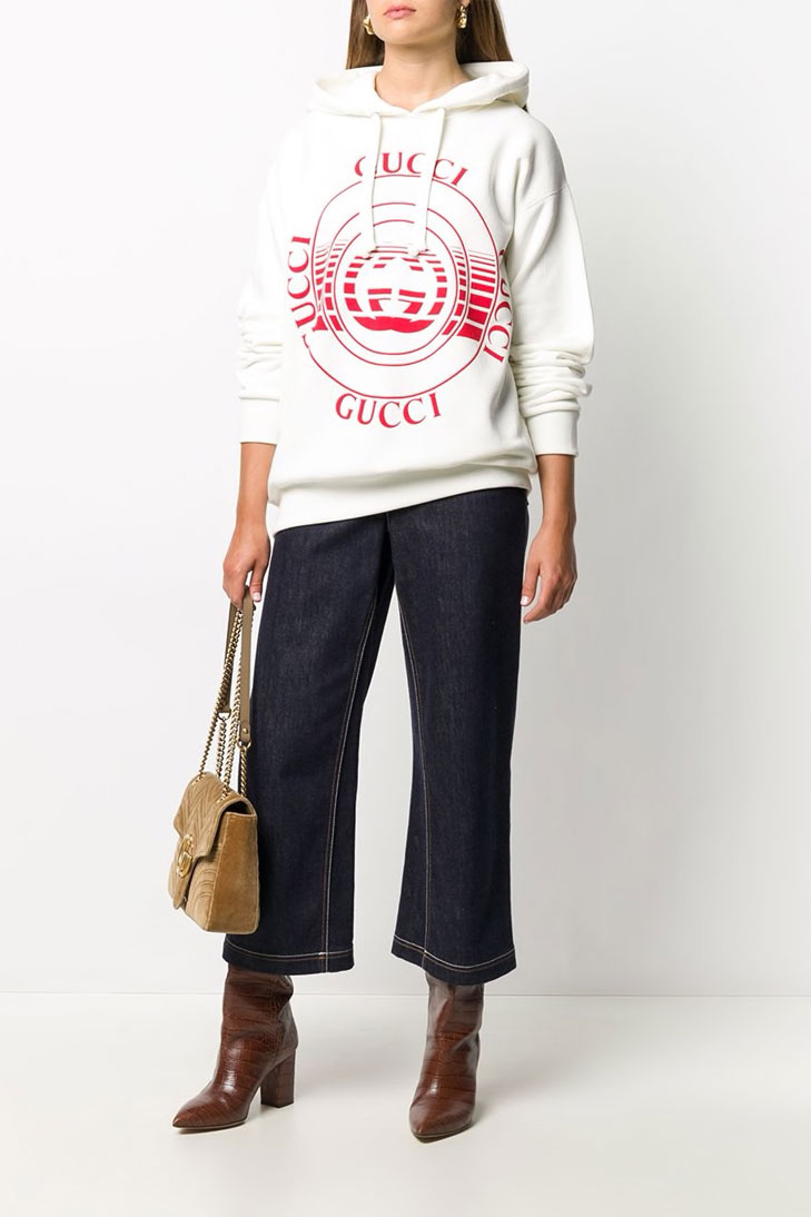 Худи GUCCI с логотипом