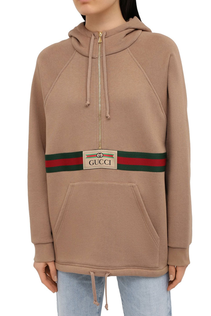 Хлопковое худи GUCCI 