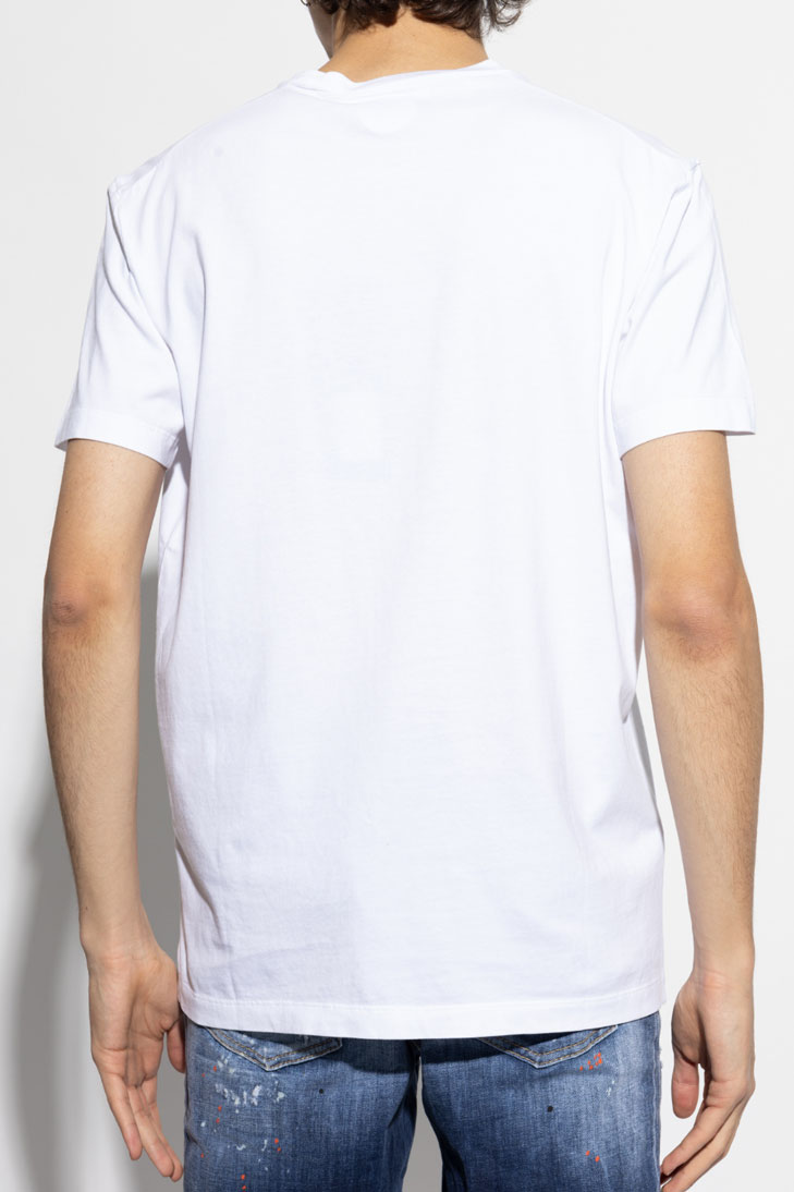 Футболка с логотипом из бархата