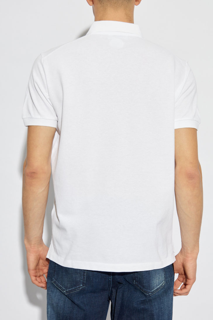 поло с вышитым логотипом