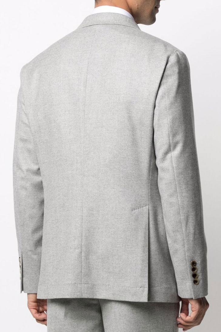Однобортный пиджак  Brunello Cuccinelli строгого кроя