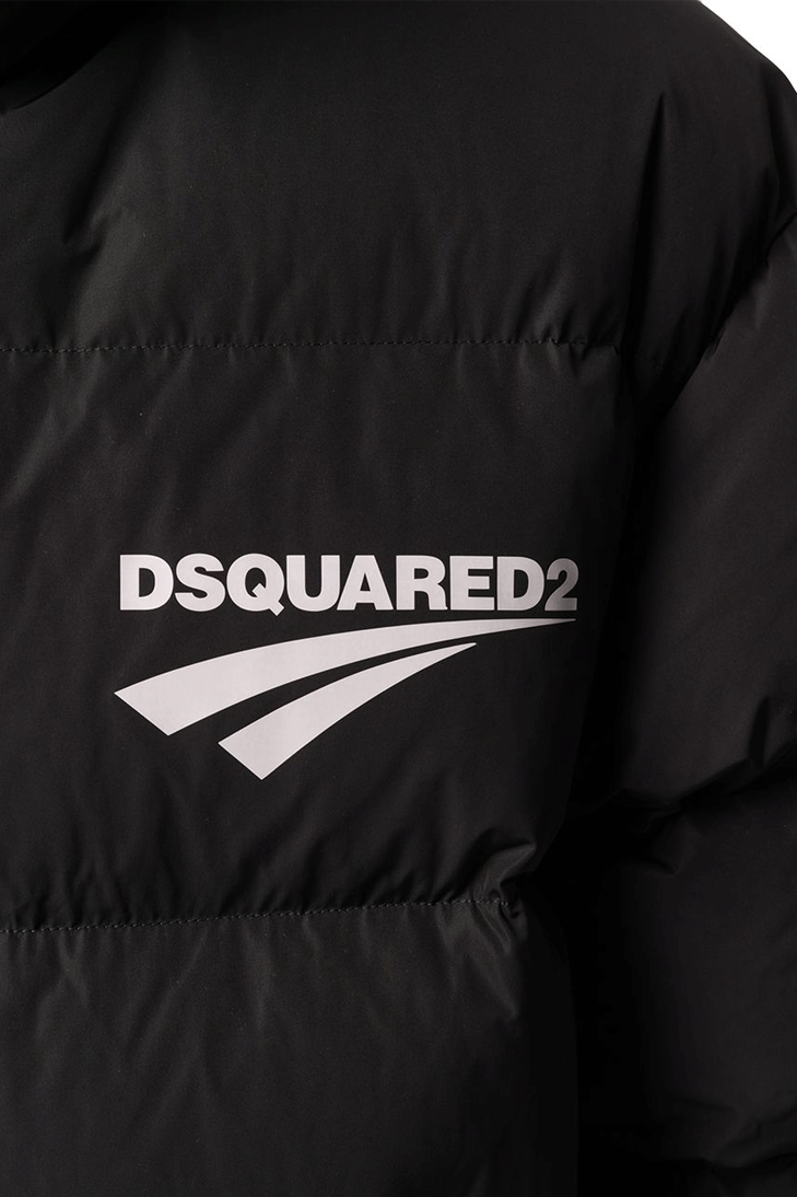Пуховик Dsquared2 с логотипом 