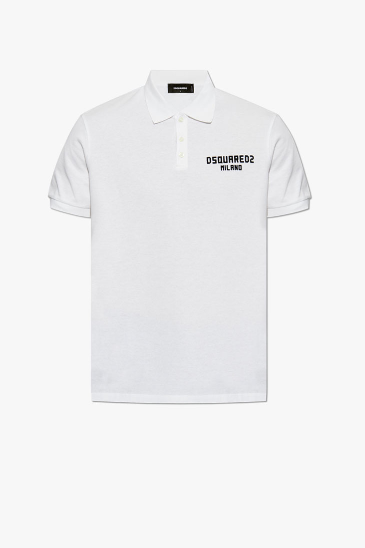 поло с вышитым логотипом