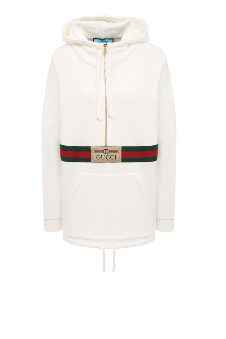 Хлопковое худи GUCCI на кулиске