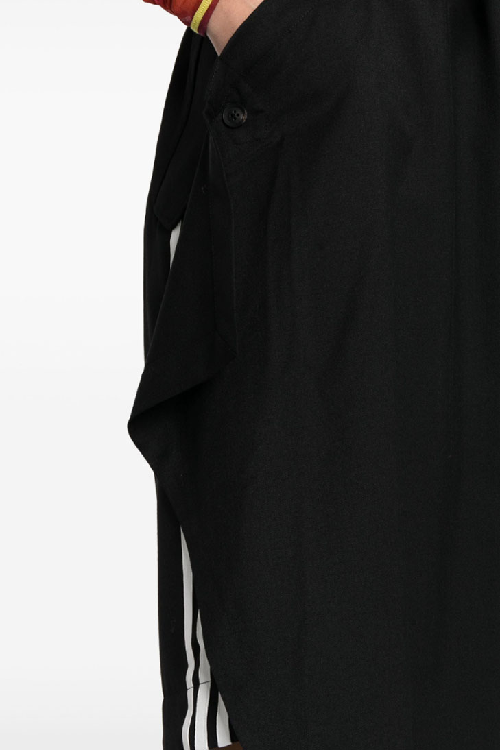 юбка асимметричного кроя с логотипом
