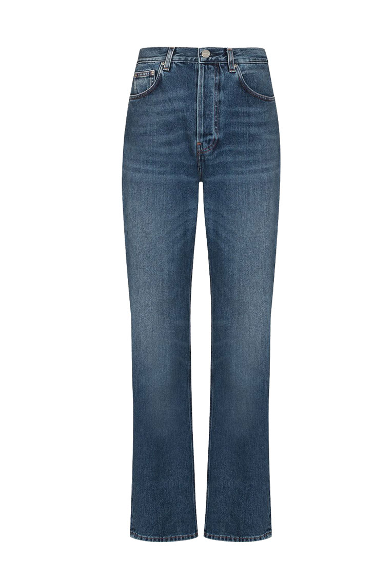 Прямые джинсы Totême с завышенной талией