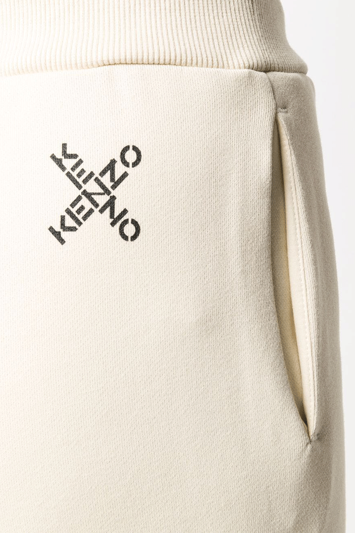 Cпортивные брюки KENZO  с логотипом на кулиске