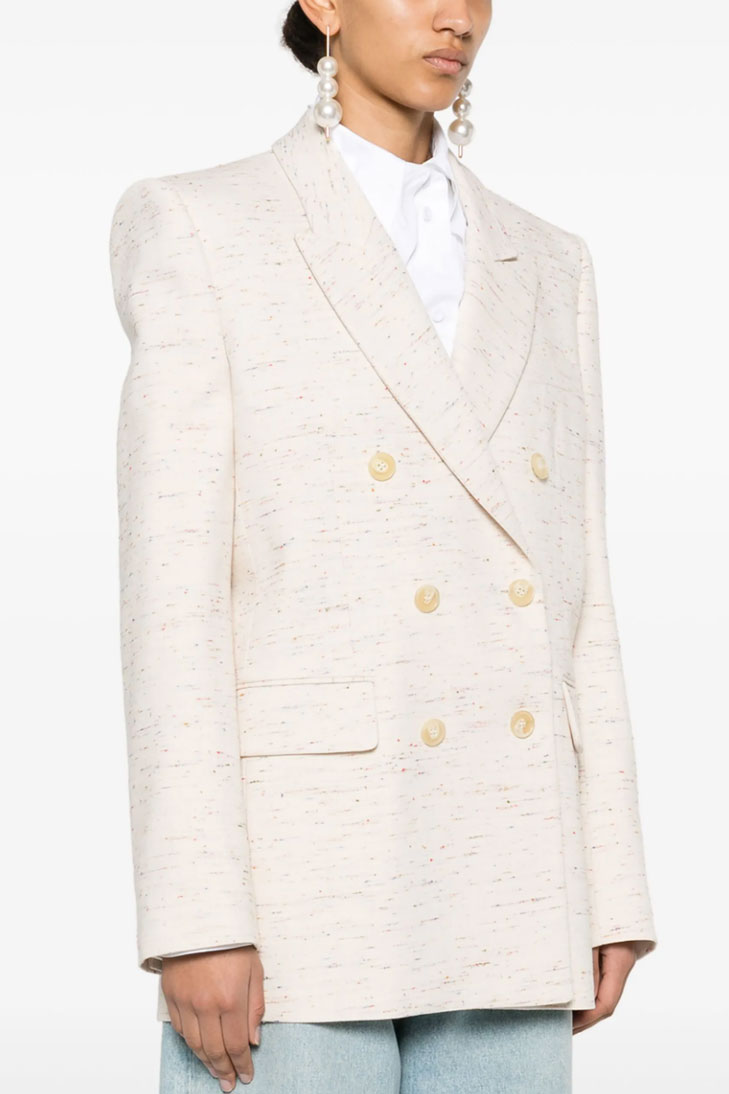 Жакет в мелкую точку