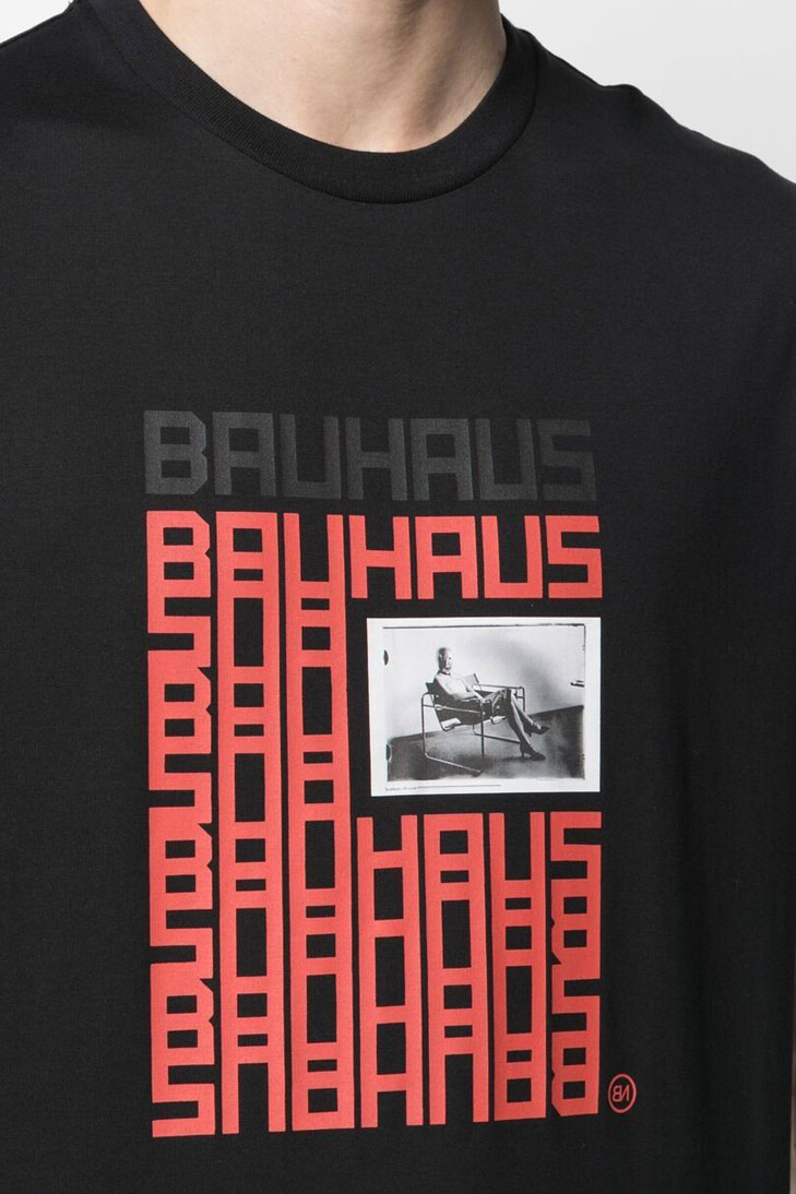 Футболка NEIL BARRETT с принтом Bauhaus