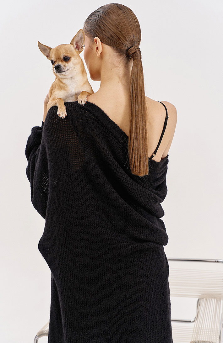 Кардиган вязаный