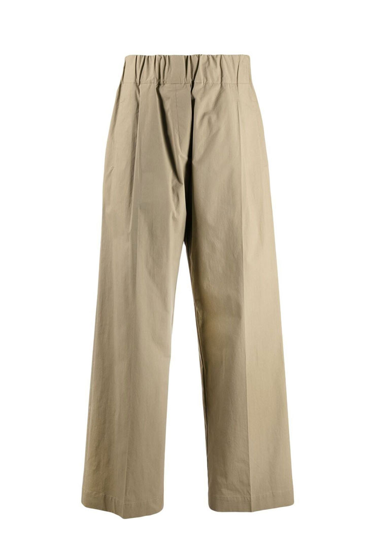 Широкие брюки ERIKA CAVALLINI с эластичным поясом