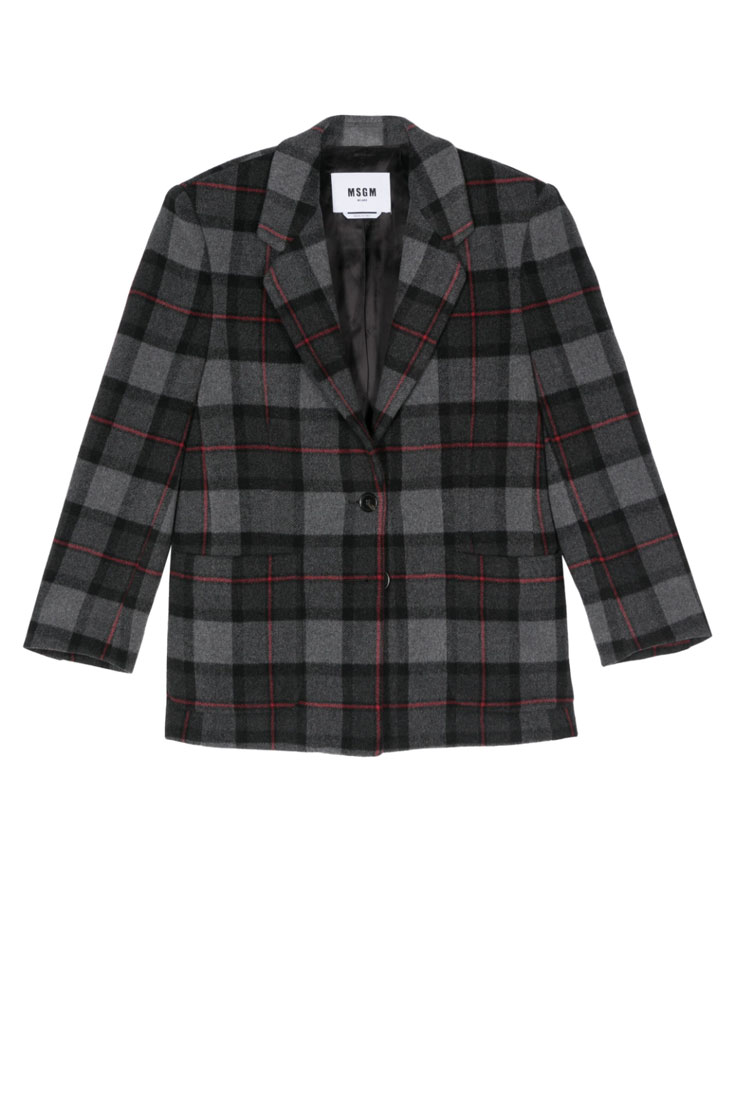 Пальто в клетку