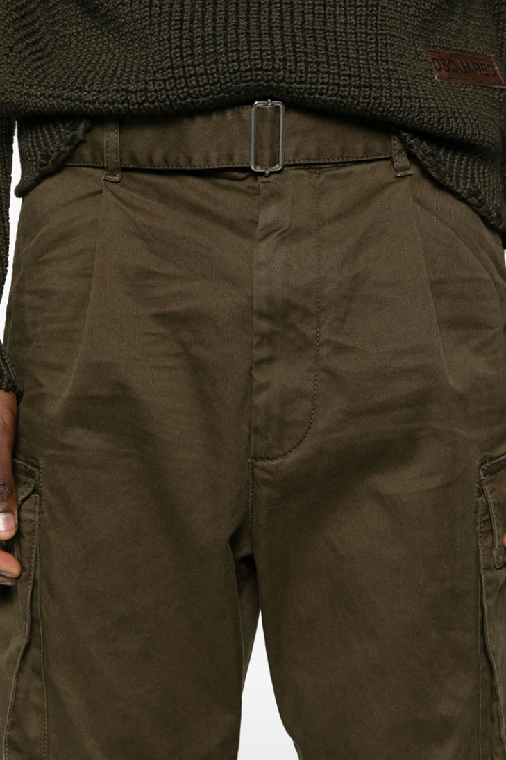 зауженные брюки карго