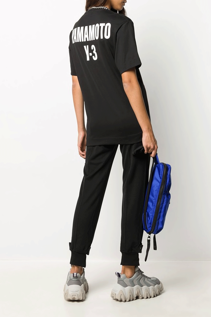 Спортивные брюки  Y-3 строгого кроя с манжетами