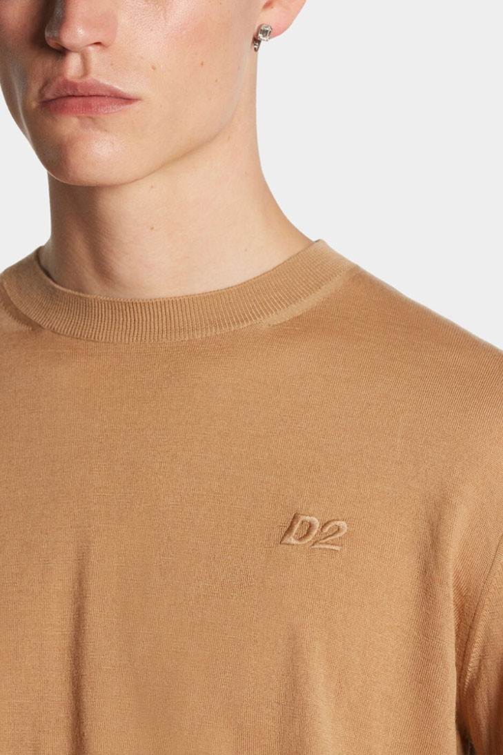 Джемпер из шерсти c  логотипом