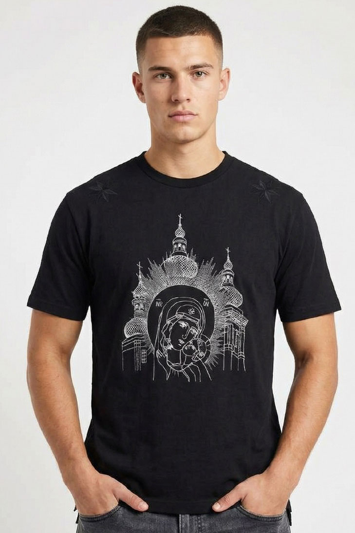 Футболка с принтом