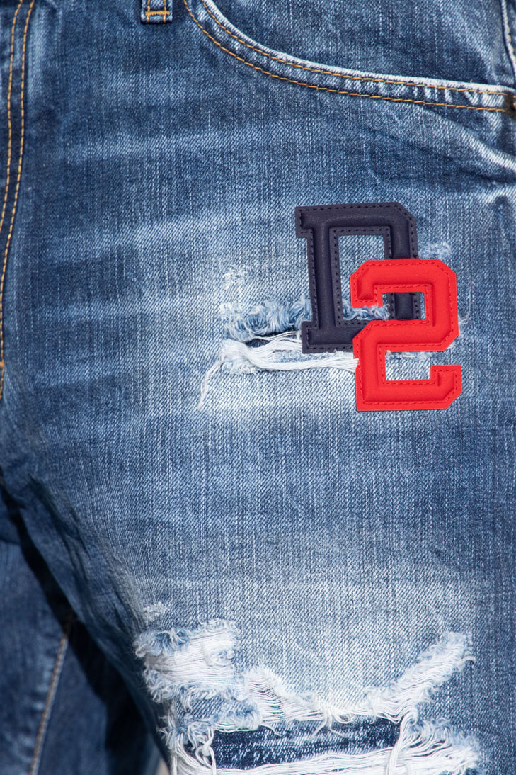 Шорты с нашитым логотипом