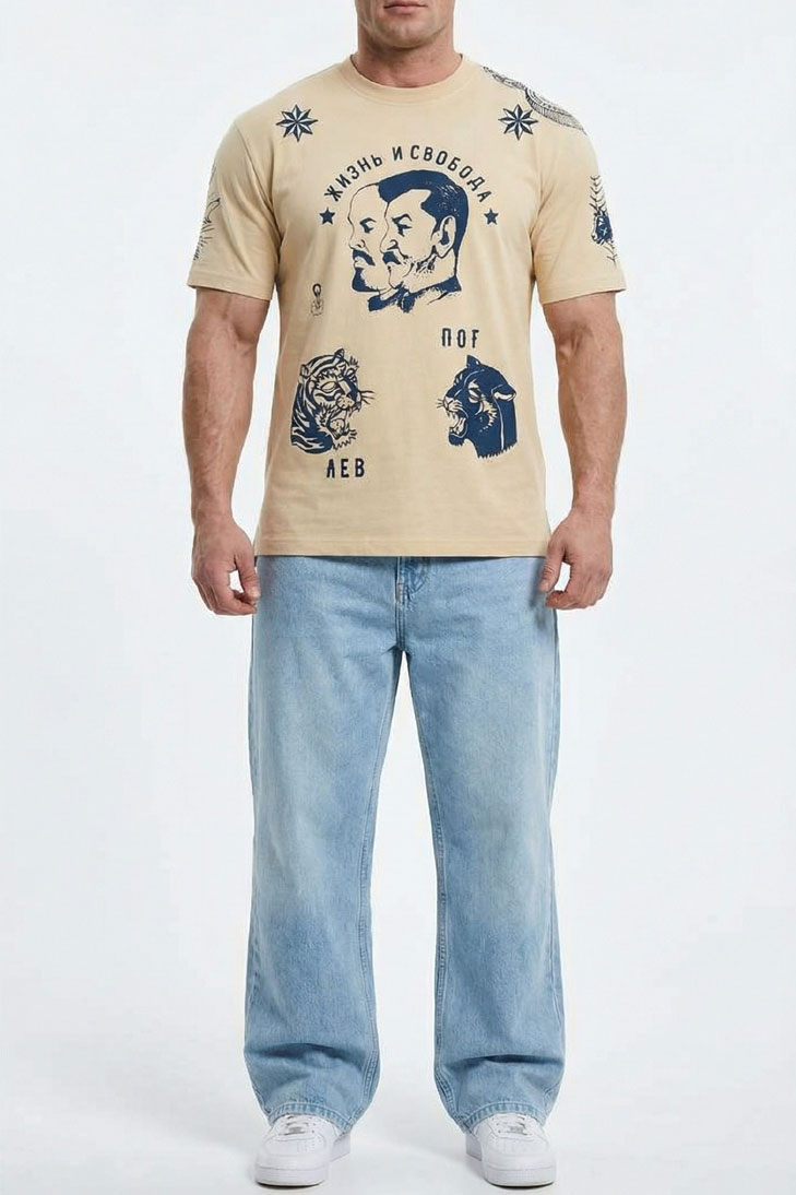 Футболка с принтом