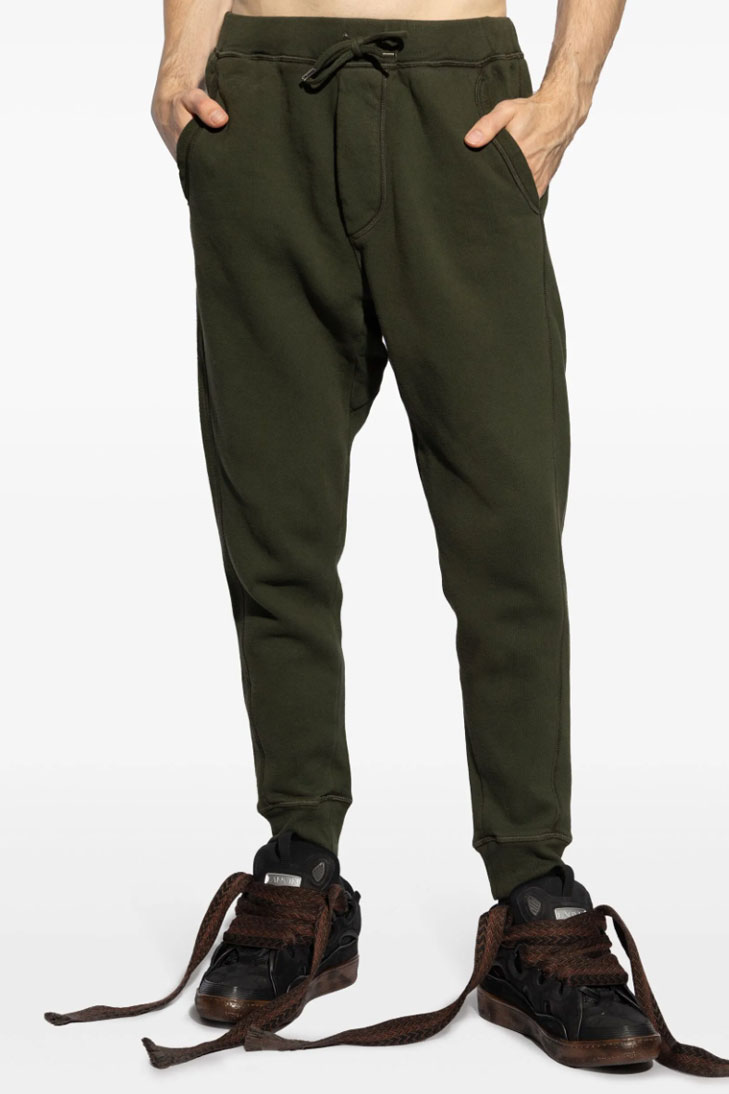 спортивные брюки с низким шаговым швом