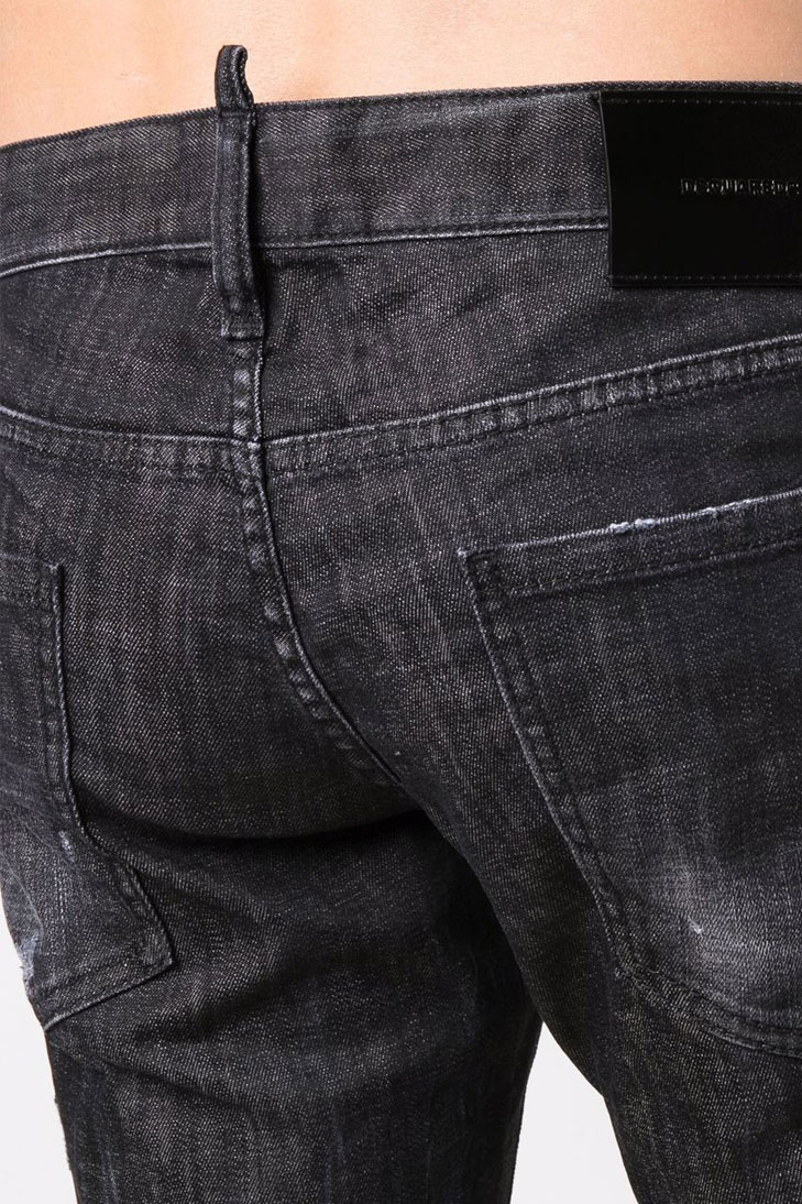 Прямые джинсы Dsquared2  с заниженной талией 