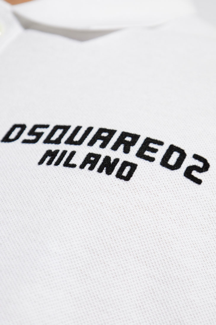 поло с вышитым логотипом