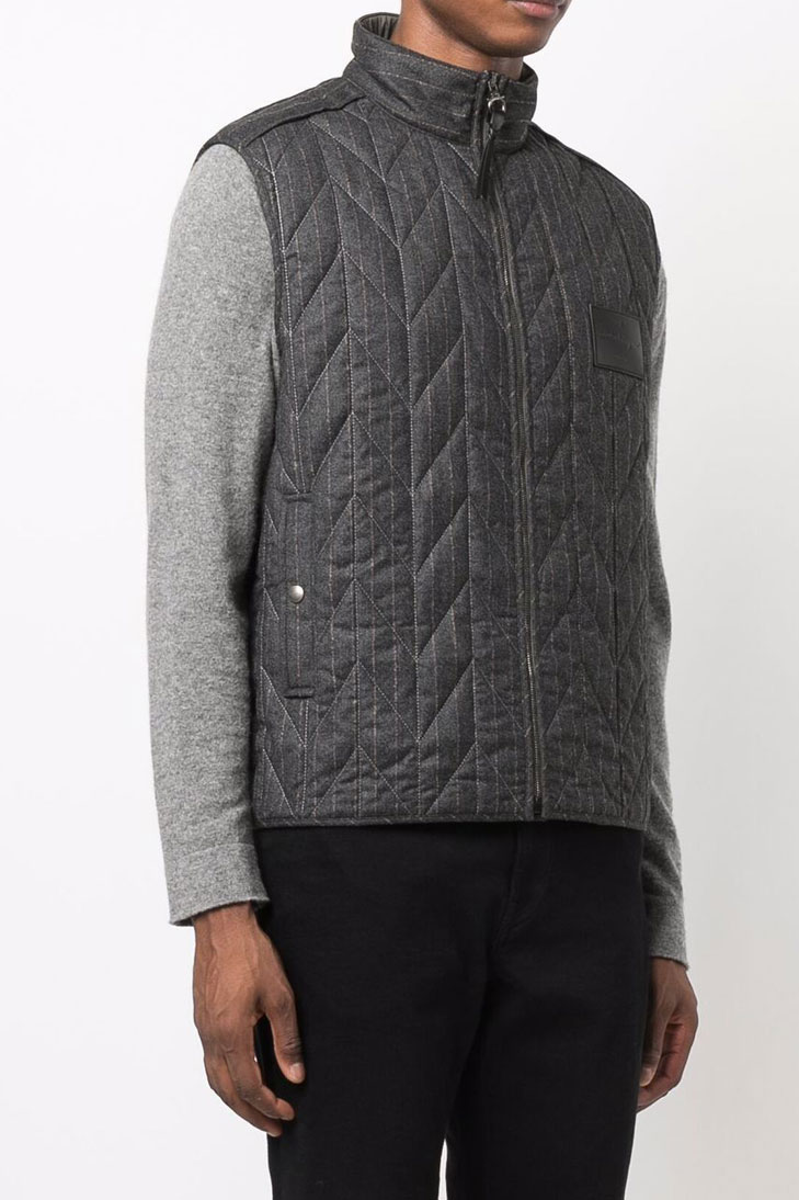 Жилет  SALVATORE FERRAGAMO с нашивкой-логотипом