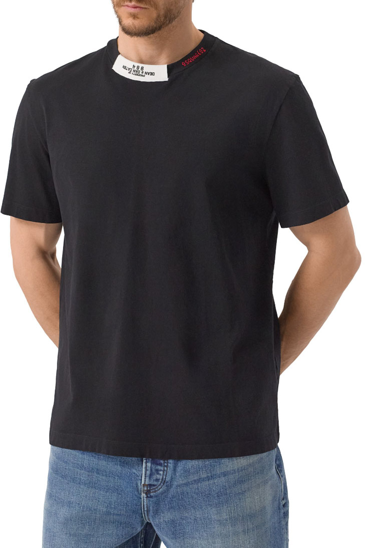 Футболка с вышитым логотипом