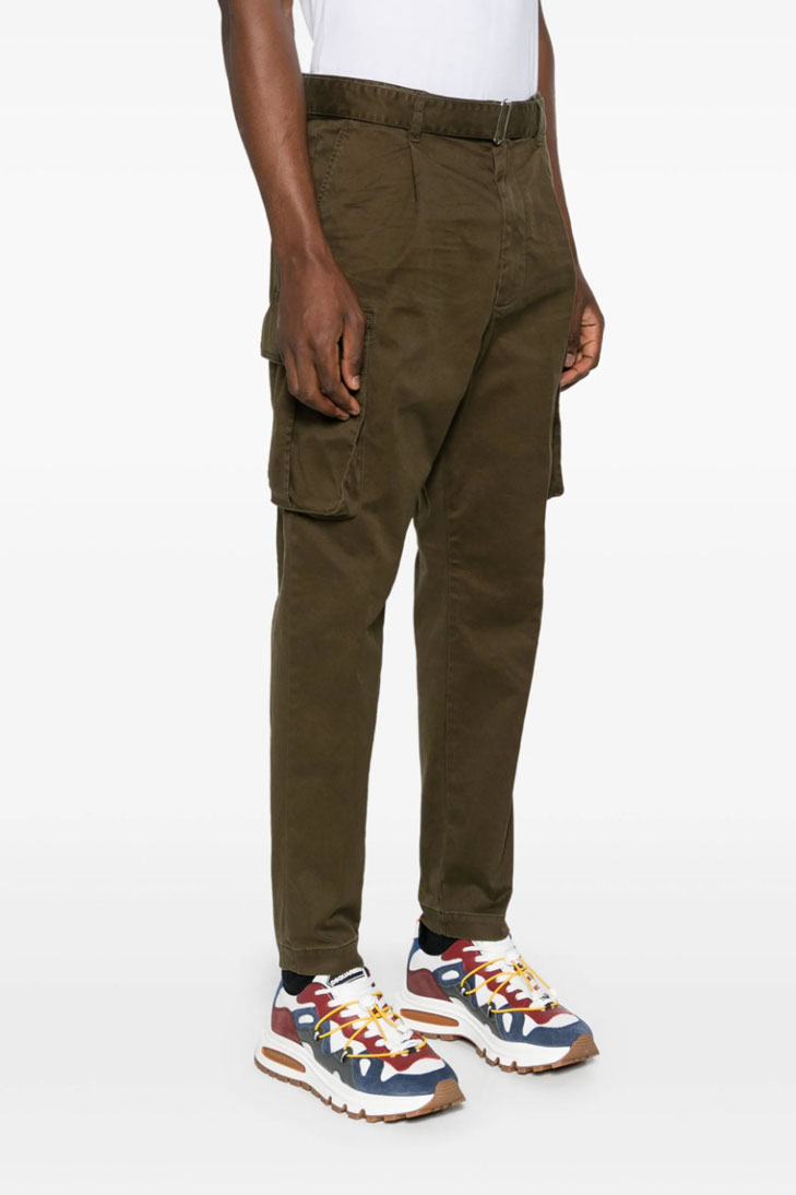 зауженные брюки карго