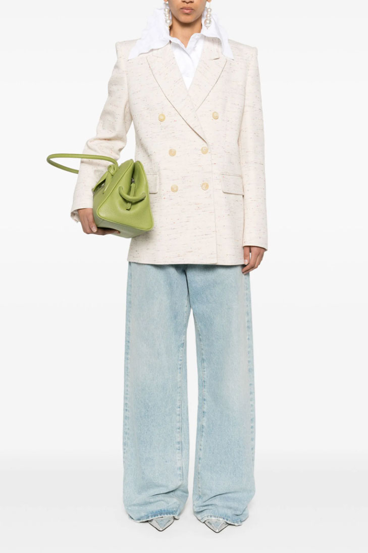 Жакет в мелкую точку