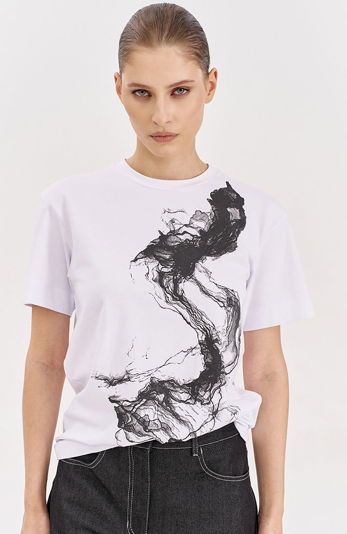 Футболка с принтом