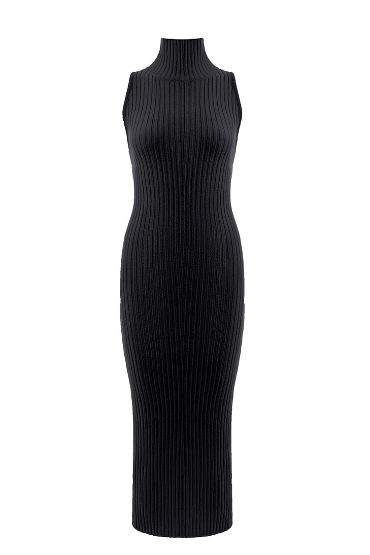 Платье ERIKA CAVALLINI с горлом и без рукавов