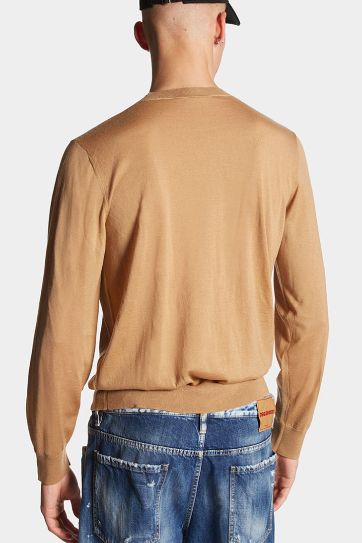 Джемпер из шерсти c  логотипом