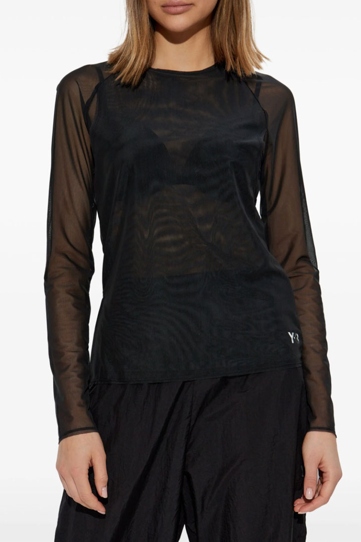 Джемпер из сетки