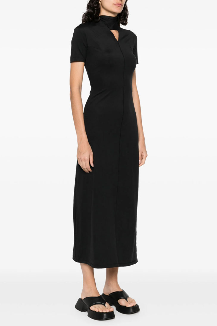 платье макси Fitted Neck