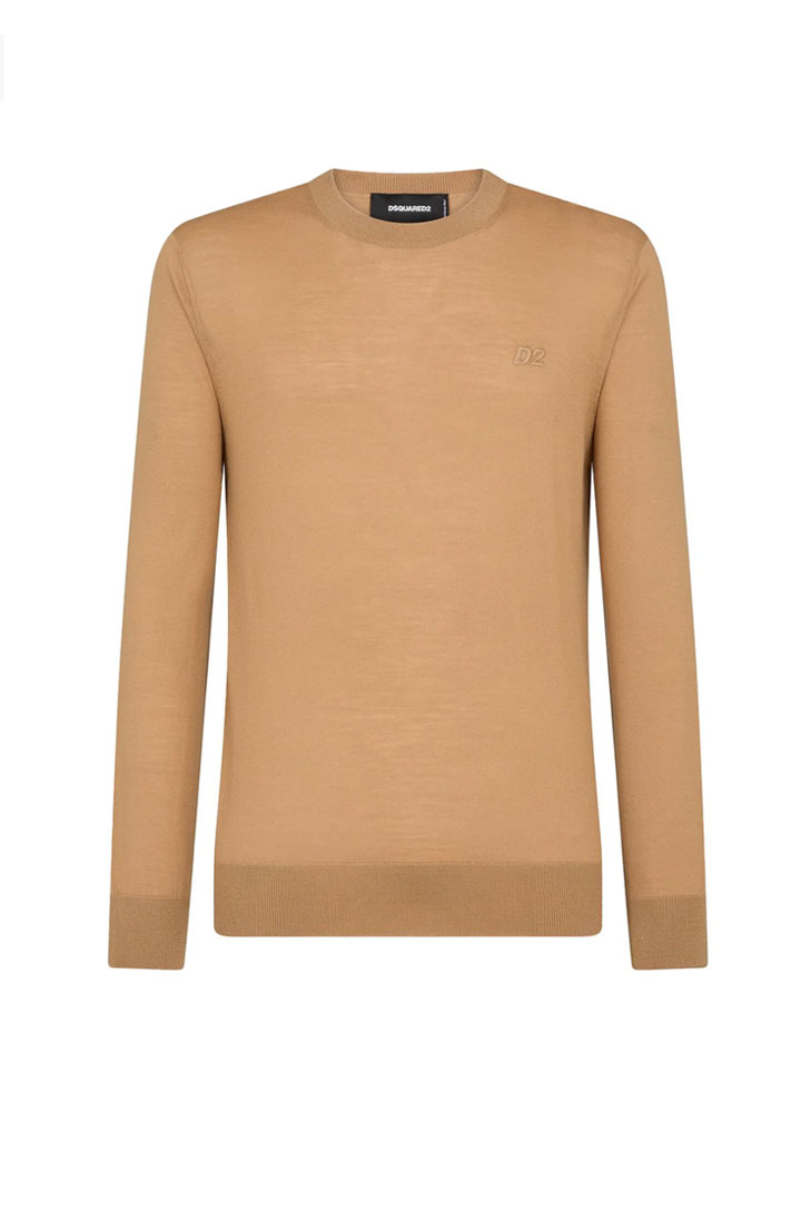 Джемпер из шерсти c  логотипом