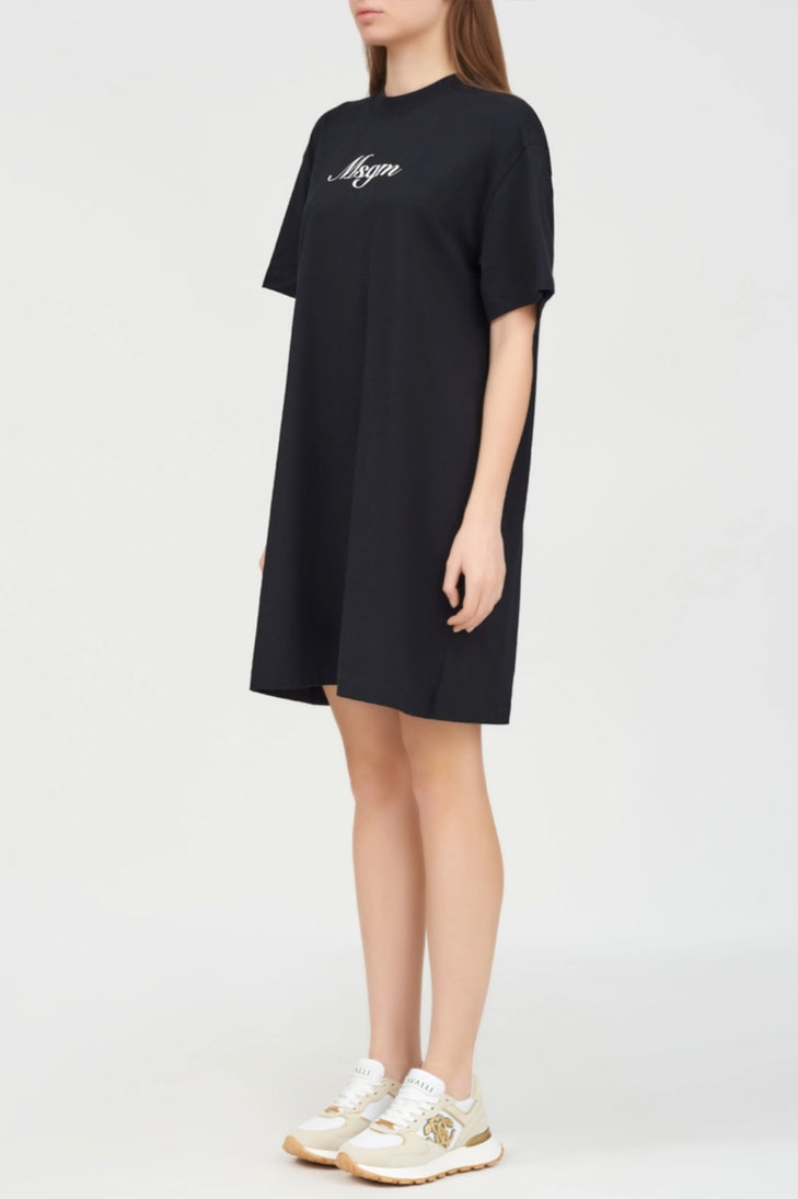 Платье с логотипом