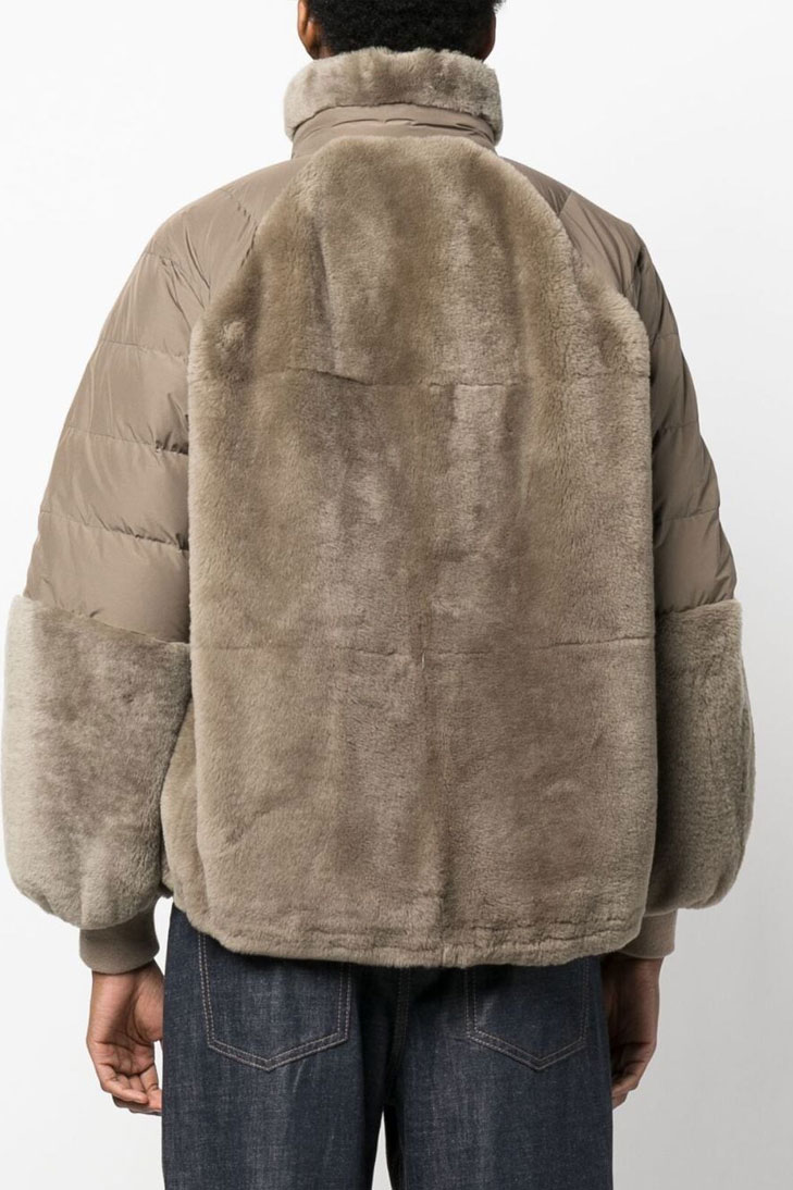 Куртка с мехом барашка 