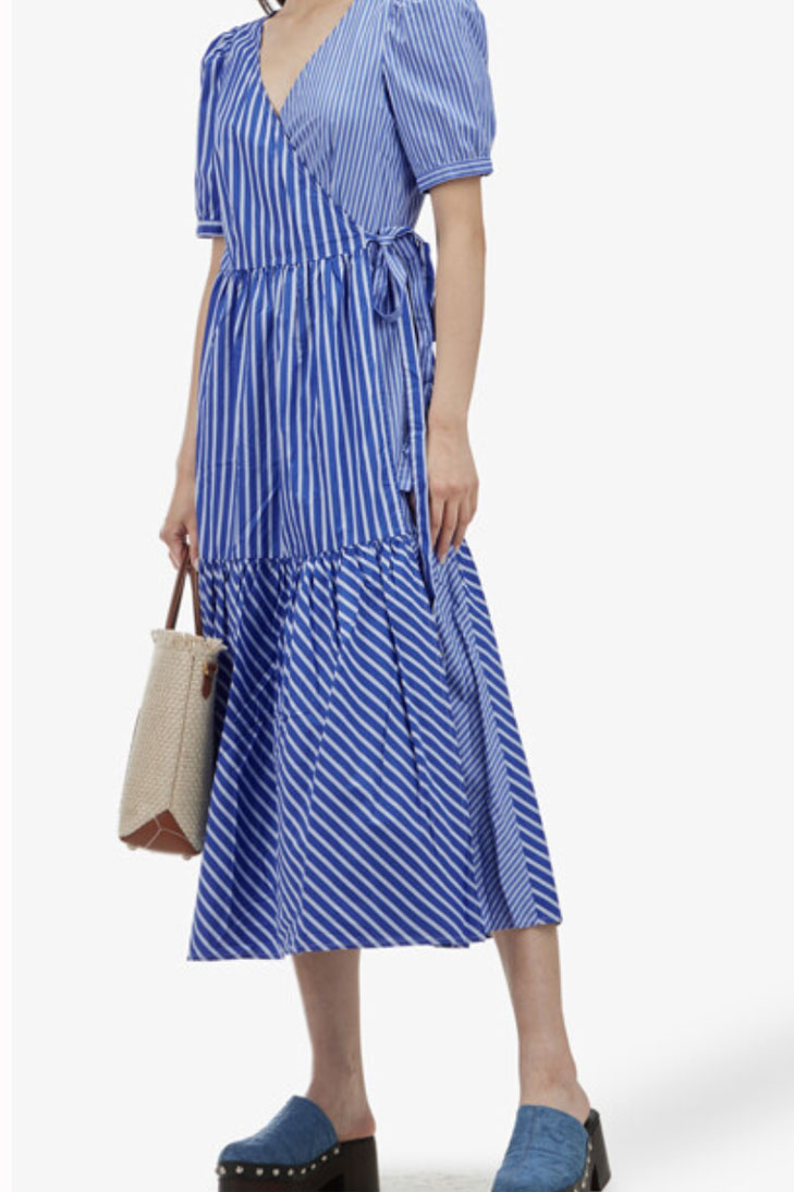 Платье в полоску