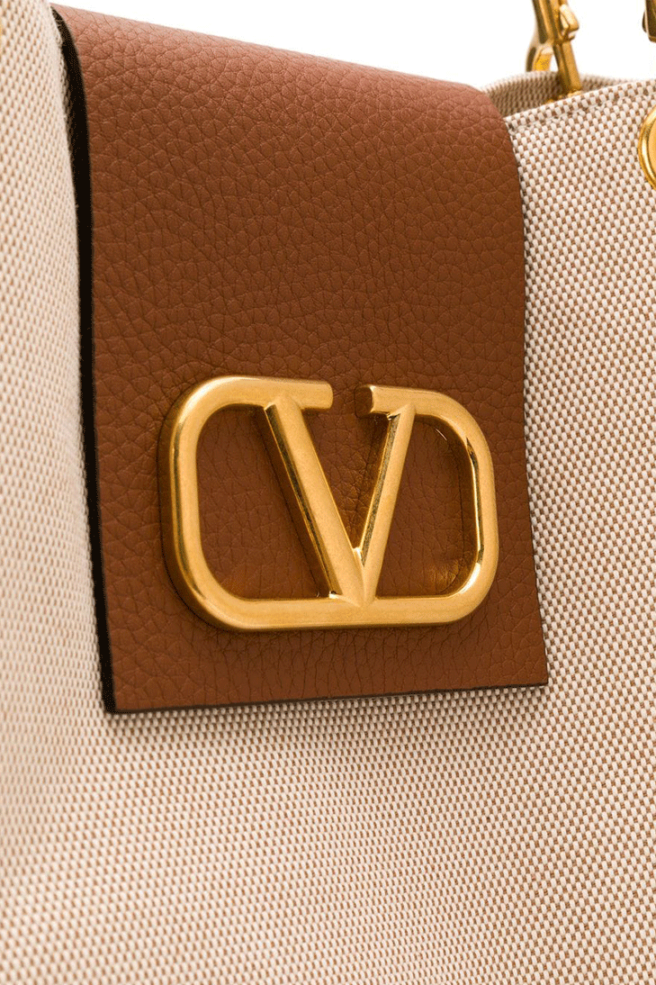 Сумка-тоут Valentino Garavani с логотипом VLogo