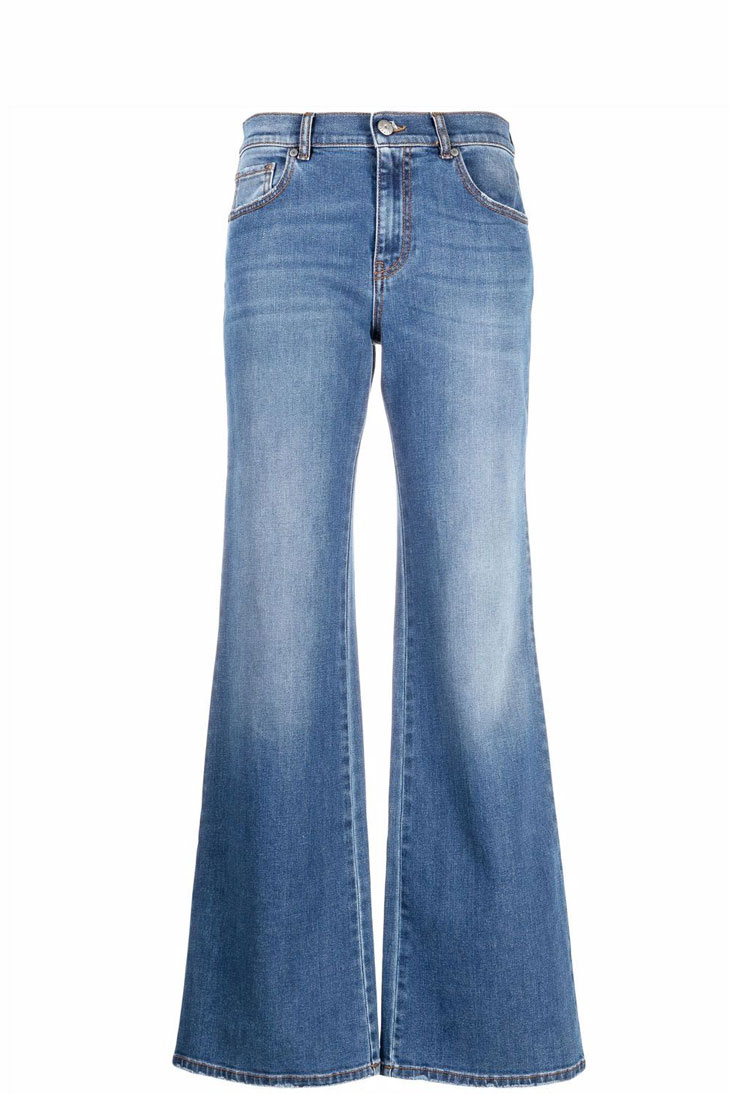 Широкие джинсы P.A.R.O.S.H с завышенной талией 