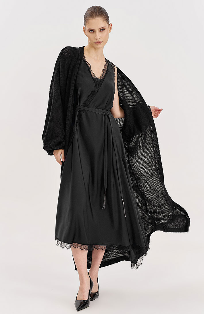 Кардиган вязаный