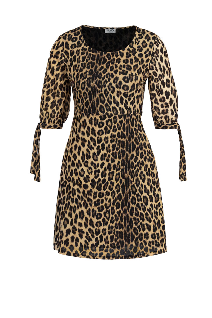 Платье Liu Jo в леопардовый принт