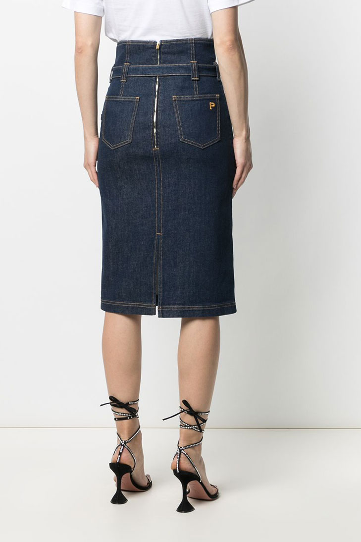 Юбка-карандаш  Philosophy Di Lorenzo Serafini джинсовая 