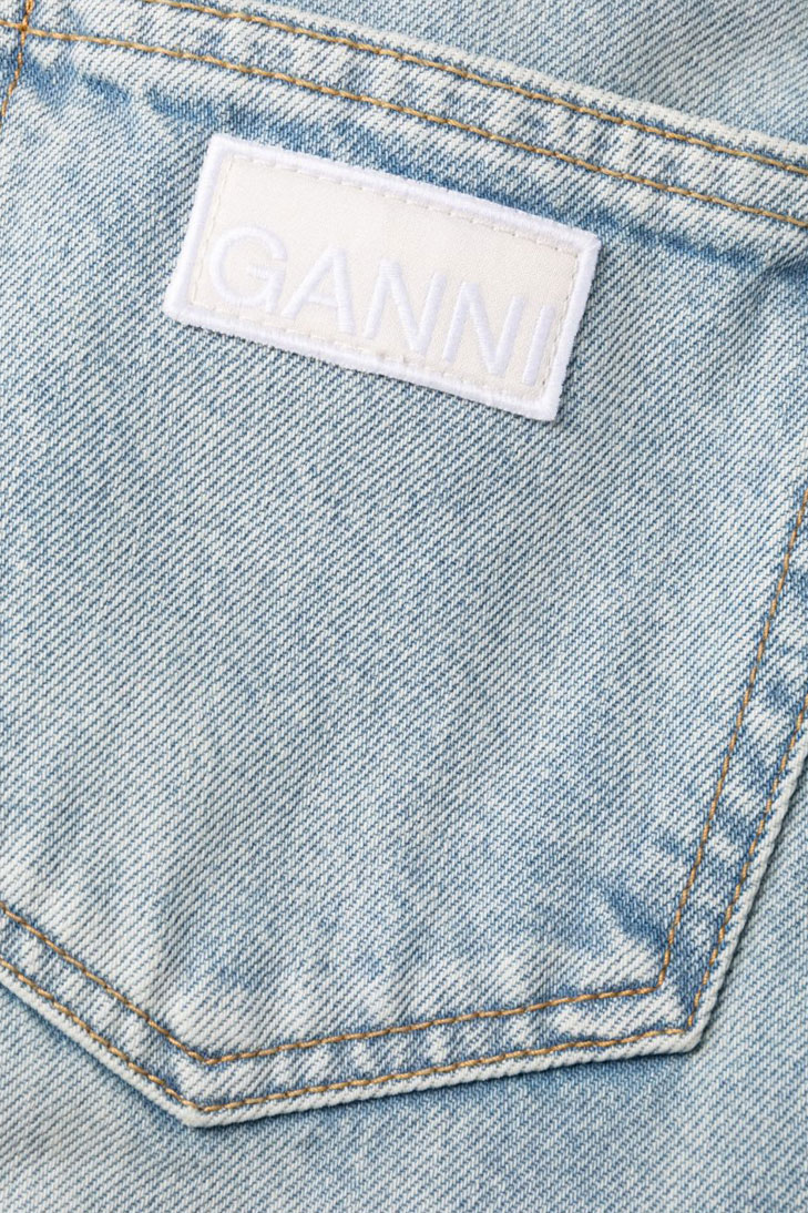 Высокие джинсы  Ganni 