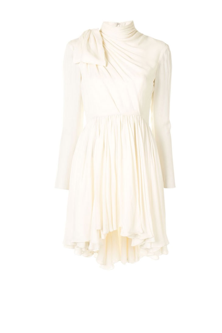 Расклешенное платье KHAITE с драпировкой