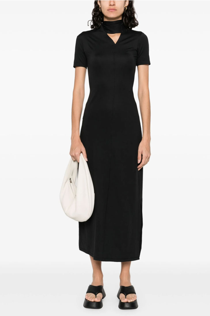платье макси Fitted Neck